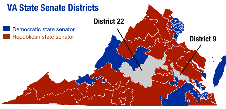 Campaign Va State Senate Districts 